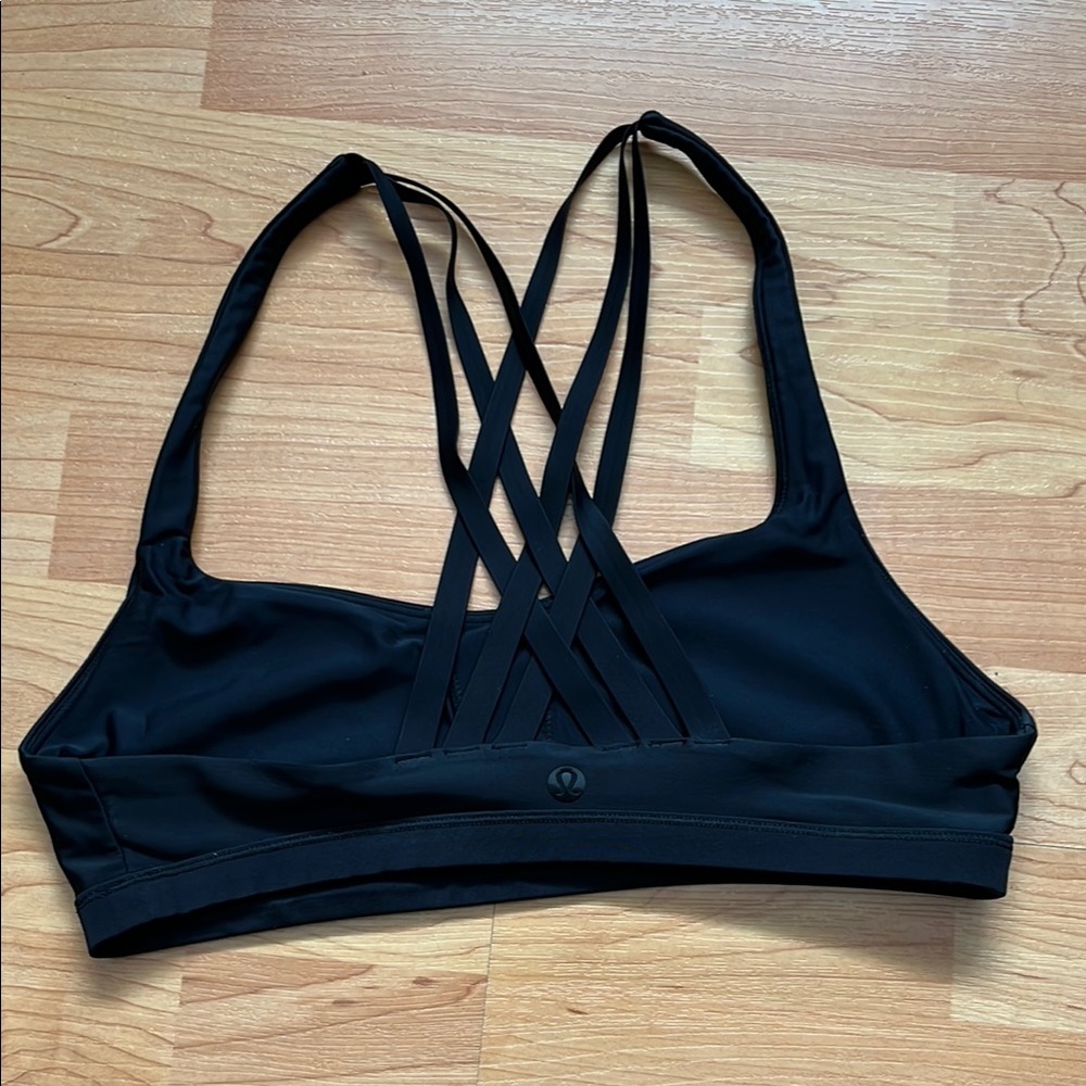 lululemon athletica Black Strappy Sports Bra